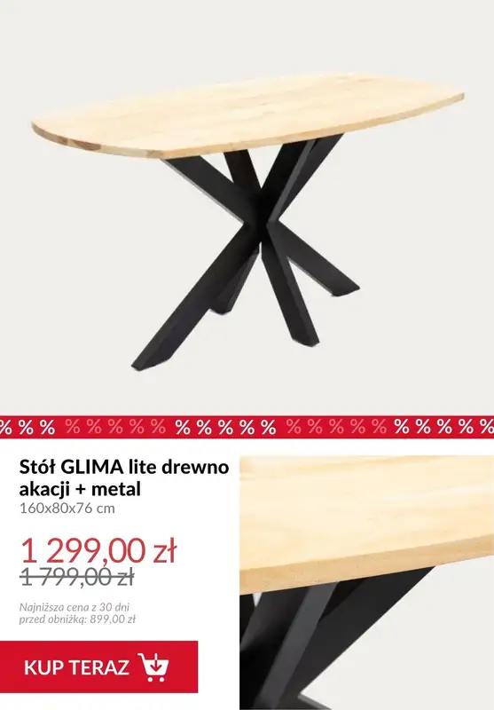 Homla - gazetka promocyjna Wyprzedaż mebli od poniedziałku 05.01  - strona 8