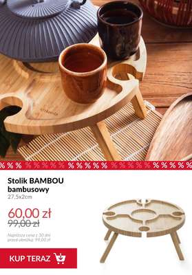 Stolik BAMBOU bambusowy