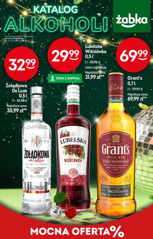 Żabka - gazetka promocyjna Katalog alkoholowy od środy 07.01 do wtorku 20.01