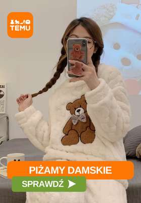 Temu - gazetka promocyjna Piżamy damskie od poniedziałku 05.01 