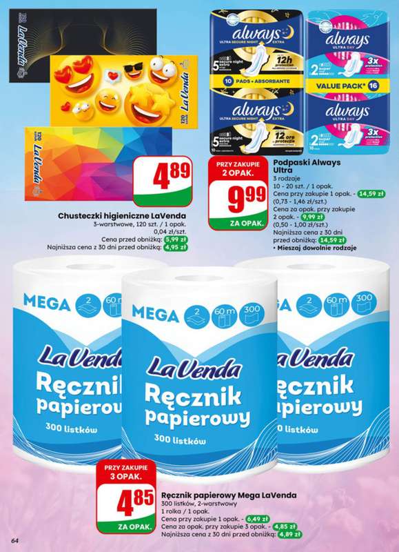 Dino - gazetka promocyjna Gazetka od środy 07.01 do wtorku 13.01 - strona 64