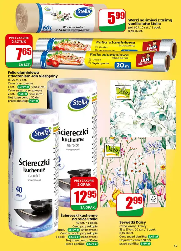 Dino - gazetka promocyjna Gazetka od środy 07.01 do wtorku 13.01 - strona 55