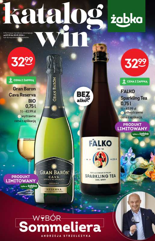 Żabka - gazetka promocyjna Katalog win od środy 07.01 do wtorku 20.01