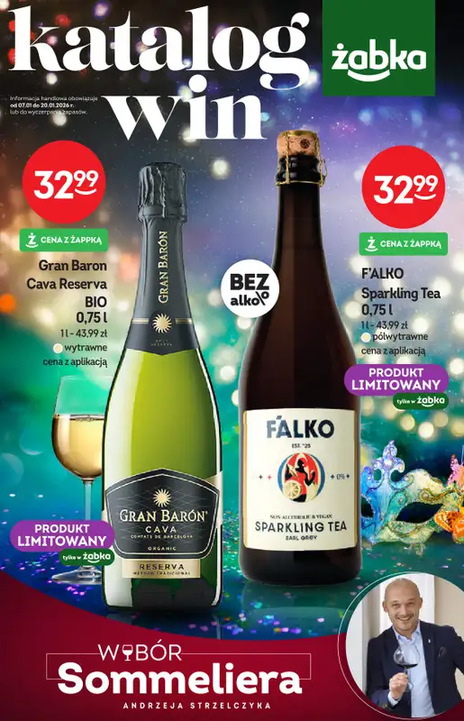 Żabka - gazetka promocyjna Katalog win  