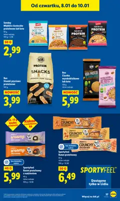 Lidl - gazetka promocyjna Od czwartku od czwartku 08.01 do soboty 10.01 - strona 37