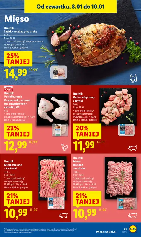 Lidl - gazetka promocyjna Od czwartku od czwartku 08.01 do soboty 10.01 - strona 25