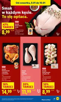 Lidl - gazetka promocyjna Od czwartku od czwartku 08.01 do soboty 10.01 - strona 23