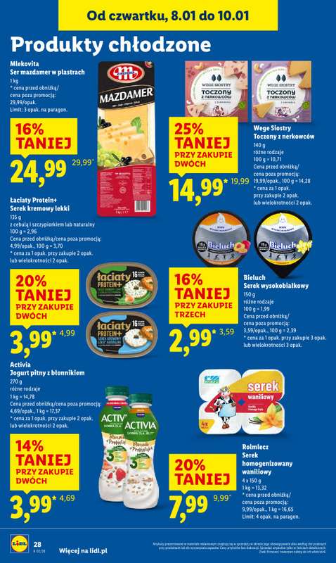 Lidl - gazetka promocyjna Oferta od czwartku od czwartku 08.01 do soboty 10.01 - strona 28