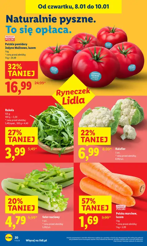 Lidl - gazetka promocyjna Od czwartku od czwartku 08.01 do soboty 10.01 - strona 20
