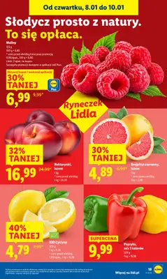Lidl - gazetka promocyjna Od czwartku od czwartku 08.01 do soboty 10.01 - strona 19
