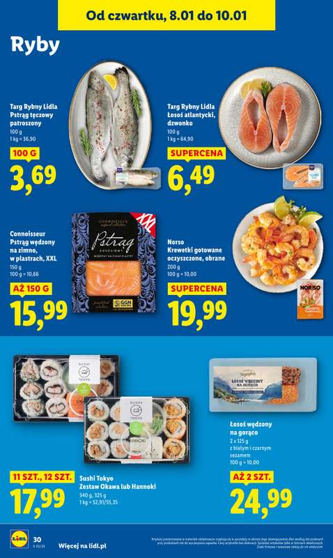 Lidl - gazetka promocyjna Od czwartku od czwartku 08.01 do soboty 10.01 - strona 30