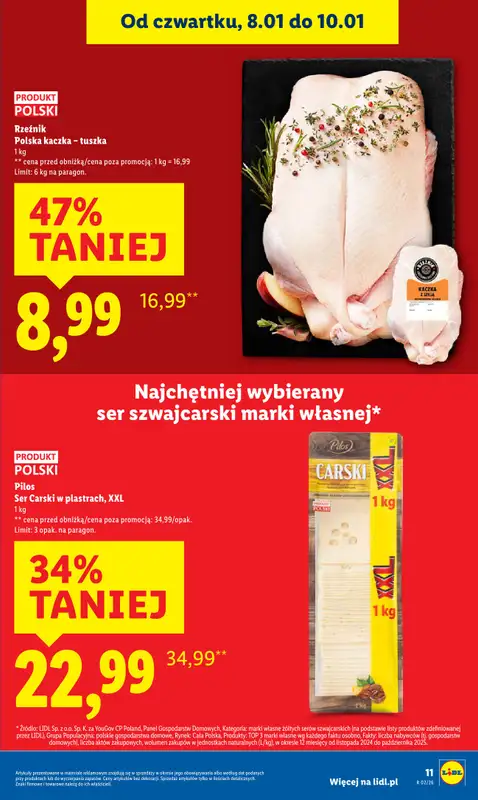 Lidl - gazetka promocyjna Od czwartku od czwartku 08.01 do soboty 10.01 - strona 11