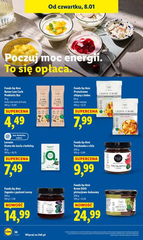 Lidl - gazetka promocyjna Oferta od czwartku od czwartku 08.01 do soboty 10.01 - strona 36