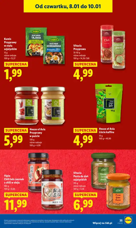 Lidl - gazetka promocyjna Od czwartku od czwartku 08.01 do soboty 10.01 - strona 35
