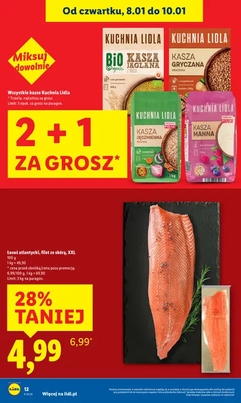 Lidl - gazetka promocyjna Od czwartku od czwartku 08.01 do soboty 10.01 - strona 12