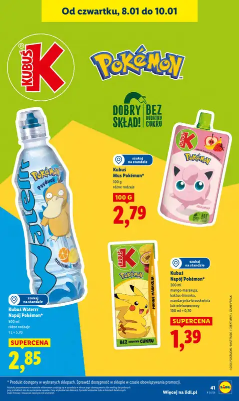 Lidl - gazetka promocyjna Od czwartku od czwartku 08.01 do soboty 10.01 - strona 41