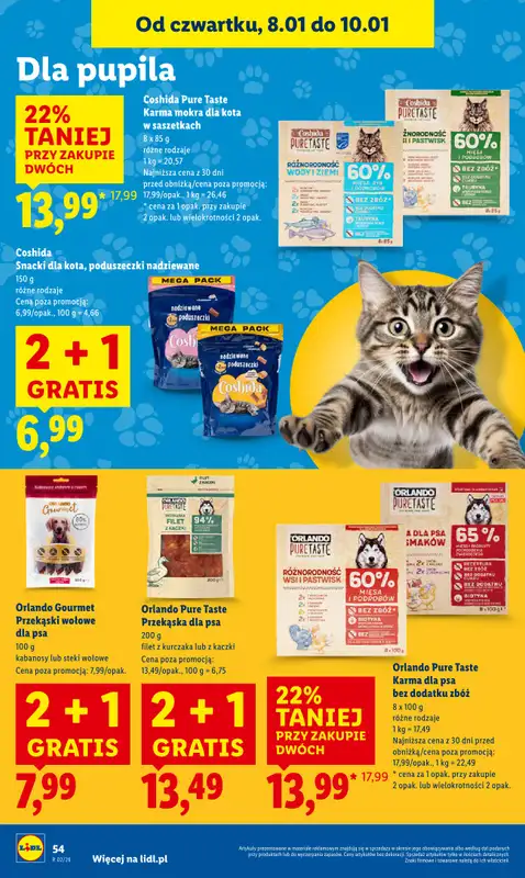 Lidl - gazetka promocyjna Od czwartku od czwartku 08.01 do soboty 10.01 - strona 54