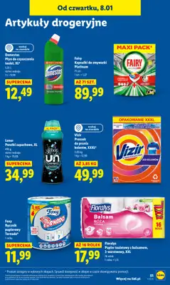Lidl - gazetka promocyjna Od czwartku od czwartku 08.01 do soboty 10.01 - strona 51