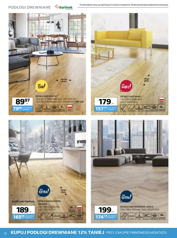 Komfort - gazetka promocyjna Gazetka od środy 07.01 do wtorku 10.02 - strona 20