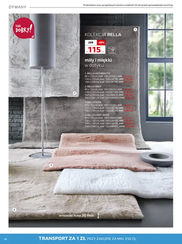 Komfort - gazetka promocyjna Gazetka od środy 07.01 do wtorku 10.02 - strona 30