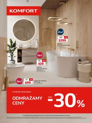 Komfort - gazetka promocyjna Gazetka od środy 07.01 do wtorku 10.02