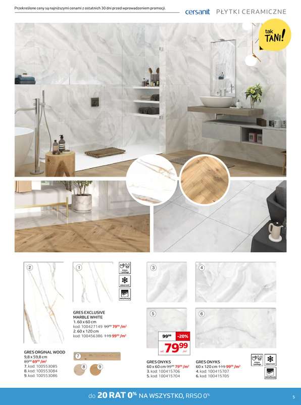 Komfort - gazetka promocyjna Gazetka od środy 07.01 do wtorku 10.02 - strona 5