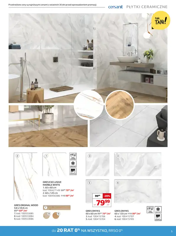 Komfort - gazetka promocyjna Gazetka od środy 07.01 do wtorku 10.02 - strona 5