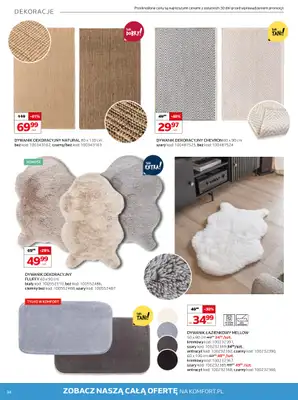 Komfort - gazetka promocyjna Gazetka od środy 07.01 do wtorku 10.02 - strona 34