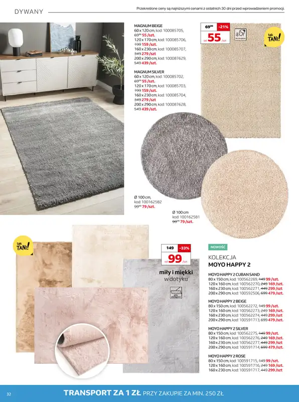 Komfort - gazetka promocyjna Gazetka od środy 07.01 do wtorku 10.02 - strona 32
