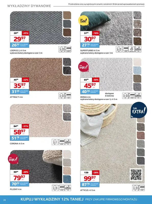 Komfort - gazetka promocyjna Gazetka od środy 07.01 do wtorku 10.02 - strona 24