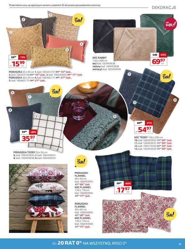 Komfort - gazetka promocyjna Gazetka od środy 07.01 do wtorku 10.02 - strona 35