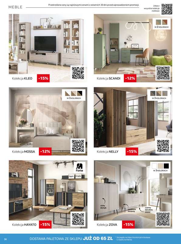 Komfort - gazetka promocyjna Gazetka od środy 07.01 do wtorku 10.02 - strona 36