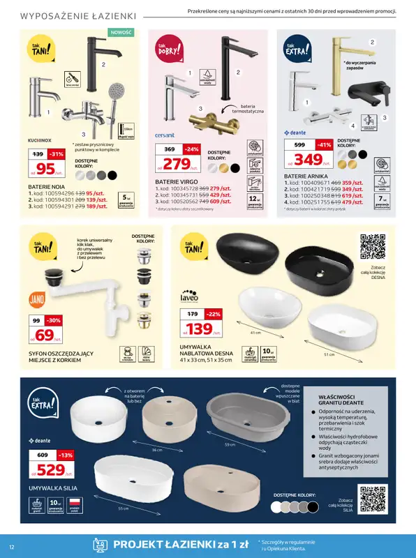 Komfort - gazetka promocyjna Gazetka od środy 07.01 do wtorku 10.02 - strona 12
