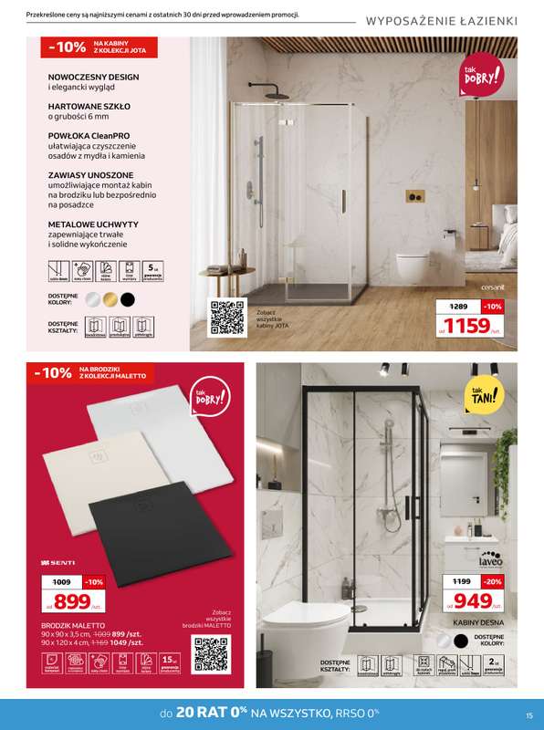 Komfort - gazetka promocyjna Gazetka od środy 07.01 do wtorku 10.02 - strona 15