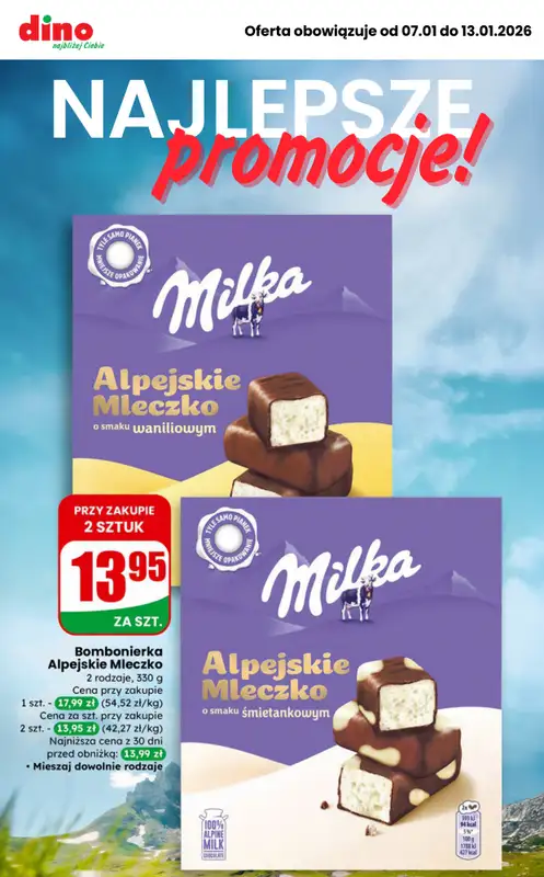 Dino - gazetka promocyjna Najlepsze promocje!  