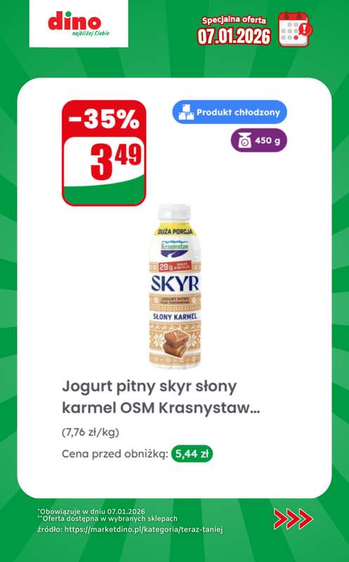 Dino - gazetka promocyjna Specjalna oferta na 07.01.2026 - promocje spoza gazetki od środy 07.01 do środy 07.01 - strona 11