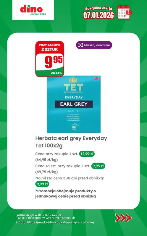 Dino - gazetka promocyjna Specjalna oferta na 07.01.2026 - promocje spoza gazetki od środy 07.01 do środy 07.01 - strona 10