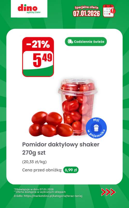 Dino - gazetka promocyjna Specjalna oferta na 07.01.2026 - promocje spoza gazetki od środy 07.01 do środy 07.01 - strona 3