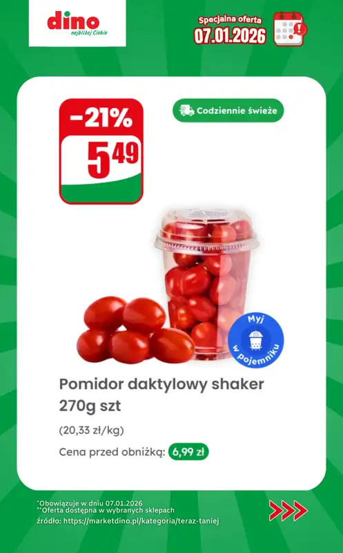 Dino - gazetka promocyjna Specjalna oferta na 07.01.2026 - promocje spoza gazetki   - strona 3
