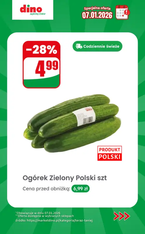 Dino - gazetka promocyjna Specjalna oferta na 07.01.2026 - promocje spoza gazetki   - strona 2