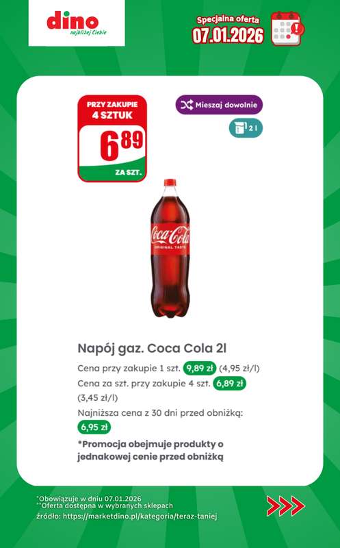 Dino - gazetka promocyjna Specjalna oferta na 07.01.2026 - promocje spoza gazetki od środy 07.01 do środy 07.01 - strona 8