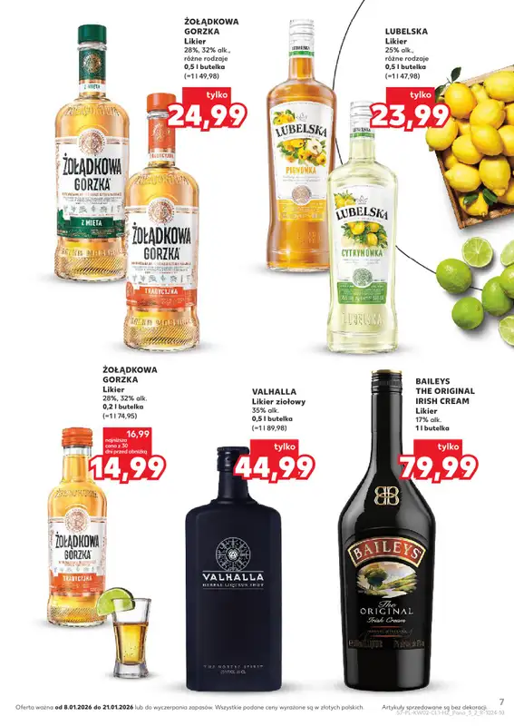 Kaufland - gazetka promocyjna Barek Kauflandu  do środy 21.01 - strona 7