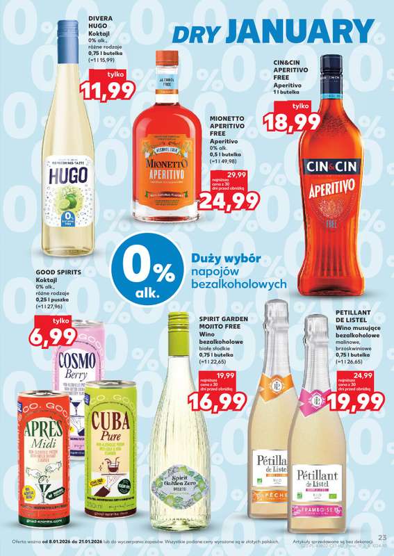 Kaufland - gazetka promocyjna Barek Kauflandu  do środy 21.01 - strona 23