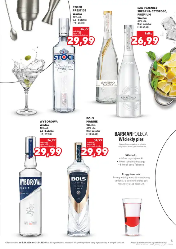 Kaufland - gazetka promocyjna Barek Kauflandu  do środy 21.01 - strona 5
