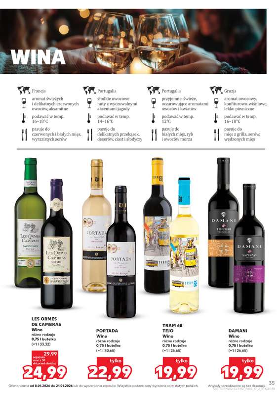 Kaufland - gazetka promocyjna Barek Kauflandu  do środy 21.01 - strona 35