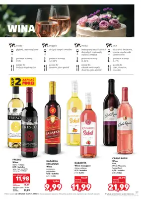 Kaufland - gazetka promocyjna Barek Kauflandu  do środy 21.01 - strona 27