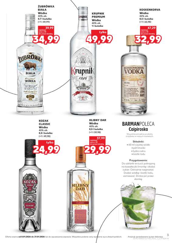 Kaufland - gazetka promocyjna Barek Kauflandu  do środy 21.01 - strona 3