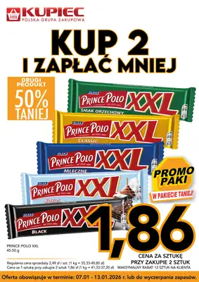 Kupiec - gazetka promocyjna Promopaki od środy 07.01 do wtorku 13.01 - strona 5