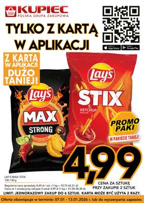 Kupiec - gazetka promocyjna Promopaki od środy 07.01 do wtorku 13.01 - strona 6