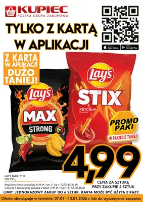 Kupiec - gazetka promocyjna Promopaki od środy 07.01 do wtorku 13.01 - strona 6
